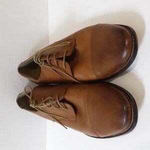 Florsheim oxford leather Mens 13 lace up dress shoe brown Lace-up style